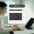 Nillkin Cube Pocket Foldable Keyboard with Touchpad & Wireless Bluetooth, Portable Travel Keyboard for Home or Mobile Office Replaces Keypads and Mouse Combo, Compatible with iPad, Laptop, Tablet USB, Arabic / English - Black